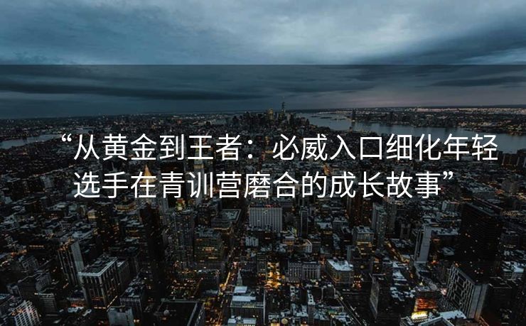 “从黄金到王者：必威入口细化年轻选手在青训营磨合的成长故事”